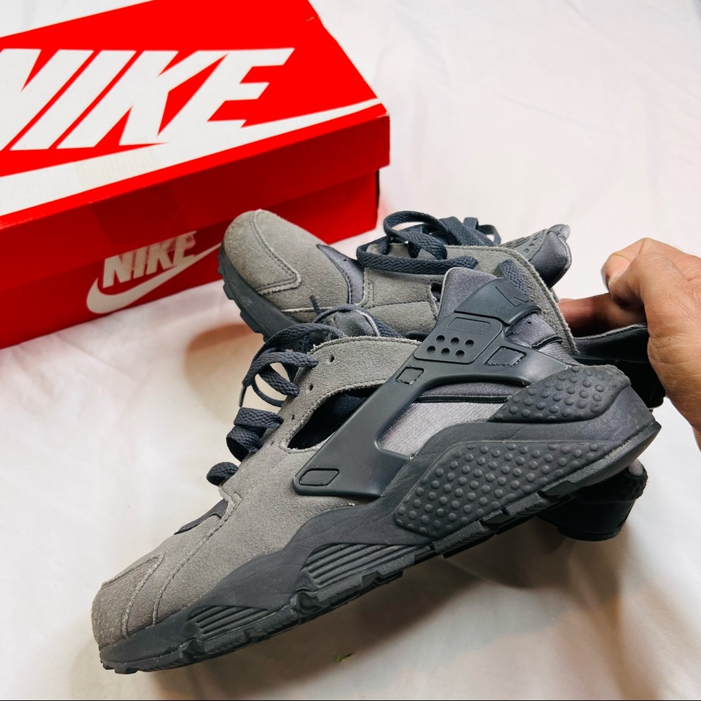 Men's Nike Air Huarache Cool Grey Size 9 Mens L200622 With Original Box